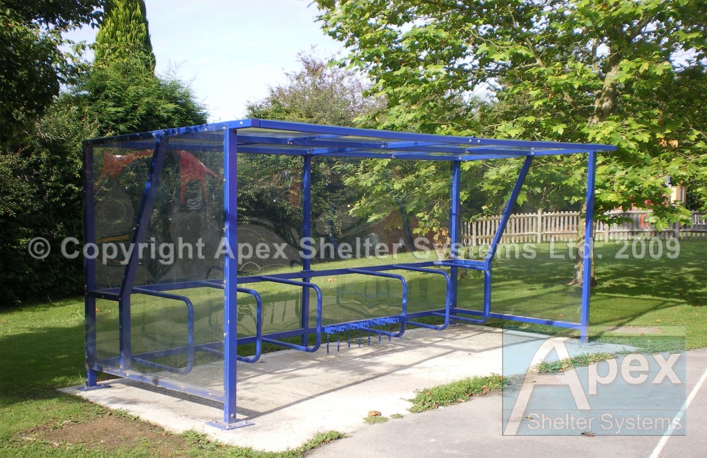 Scooter Shelter and Cycle Shelter - Apex Shelters Scooter Shelter and Cycle Shelter - Apex Shelters